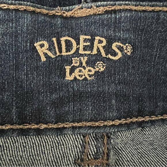 Riders by Lee Rolled Hem Relaxed Clam Diggers Denim Capris | Women’s Size 8 - Picture 6 of 9